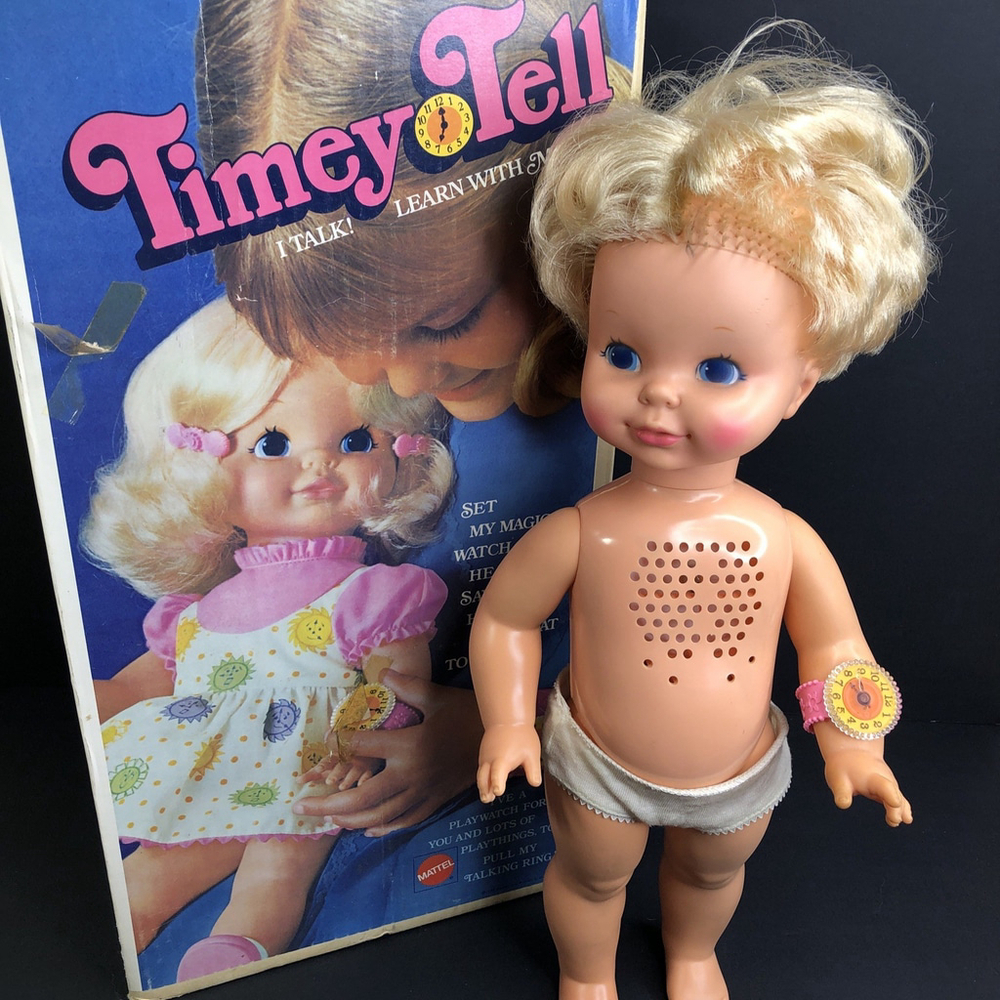 Vintage 1964/1970 Mattel Timey Tell Doll * Not In Working Condition * Read MX - Picture 1 of 15